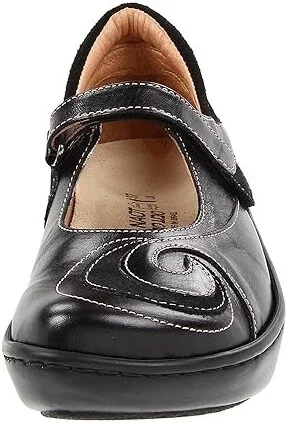 Naot Sea Women's Shoes Black Suede/Shiny Leather : EU 35 (US Women's 4) M - Image 6