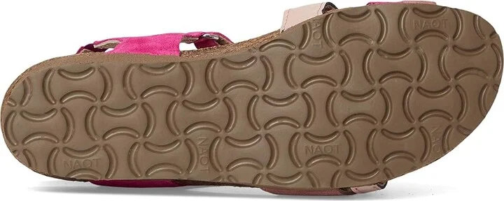 Naot Sophia Women's Sandals Fuchsia Suede/Rose Suede/Porcelain Patent Leather : EU 37 (US Women's 6) M - Image 3