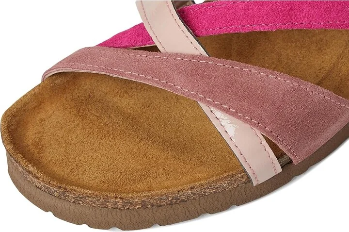 Naot Sophia Women's Sandals Fuchsia Suede/Rose Suede/Porcelain Patent Leather : EU 37 (US Women's 6) M - Image 7