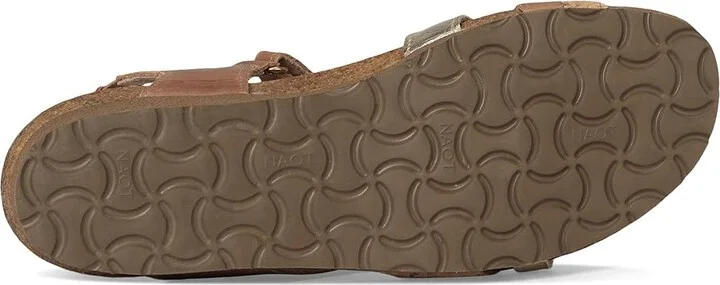 Naot Sophia Women's Sandals Latte Brown Leather/Cork Leather/Radiant Gold Leather : EU 42 (US Women's 11) M - Image 3