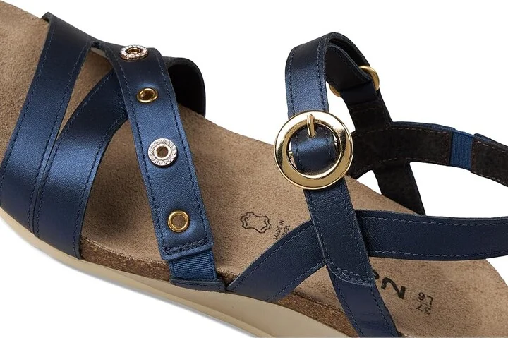 Naot Sparkle Women's Wedge Shoes Polar Sea Leather : EU 38 (US Women's 7-7.5) M - Image 7
