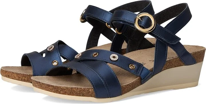Naot Sparkle Women's Wedge Shoes Polar Sea Leather : EU 38 (US Women's 7-7.5) M