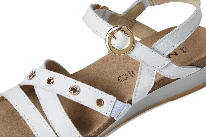 Naot Sparkle Women's Wedge Shoes White Leather : EU 37 (US Women's 6-6.5) M - Image 7