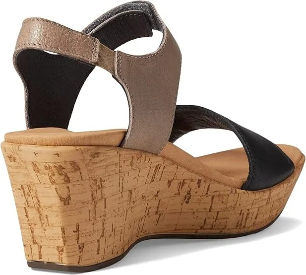 Naot Summer Women's Shoes Soft Black Leather/Soft Stone Leather : EU 36 (US Women's 5) M - Image 4