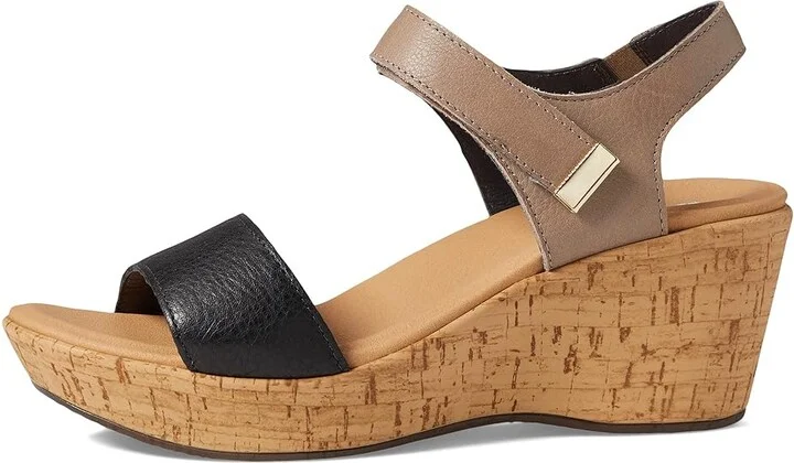 Naot Summer Women's Shoes Soft Black Leather/Soft Stone Leather : EU 36 (US Women's 5) M - Image 5