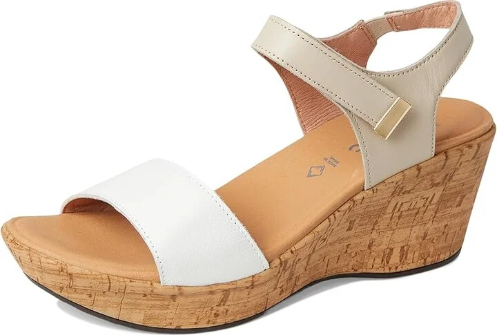 Naot Summer Women's Shoes Soft White Leather/Soft Ivory Leather : EU 38 (US Women's 7) M - Image 5