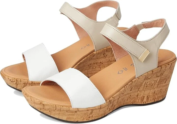 Naot Summer Women's Shoes Soft White Leather/Soft Ivory Leather : EU 38 (US Women's 7) M