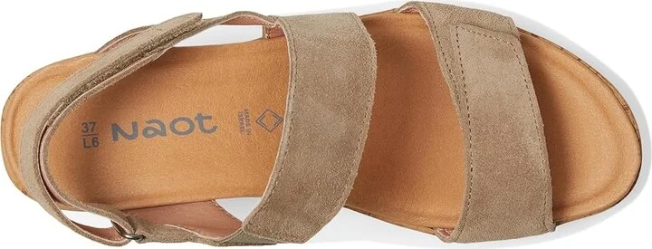 Naot Sunrise Women's Sandals Almond Suede : EU 36 (US Women's 5) M, Leather - Image 2