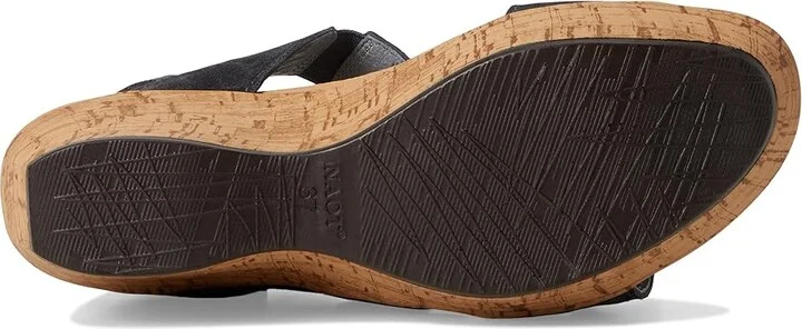 Naot Sunrise Women's Sandals Charcoal Suede : EU 37 (US Women's 6) M, Leather - Image 3