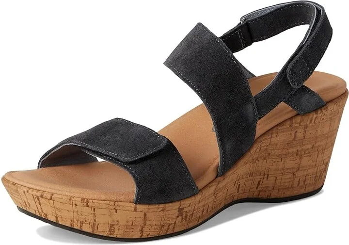 Naot Sunrise Women's Sandals Charcoal Suede : EU 37 (US Women's 6) M, Leather - Image 5
