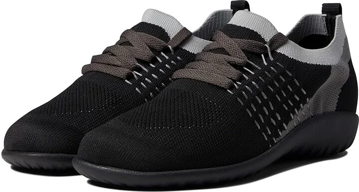 Naot Tama Women's Shoes Black/Gray Knit : EU 37 (US Women's 6) M, Textile