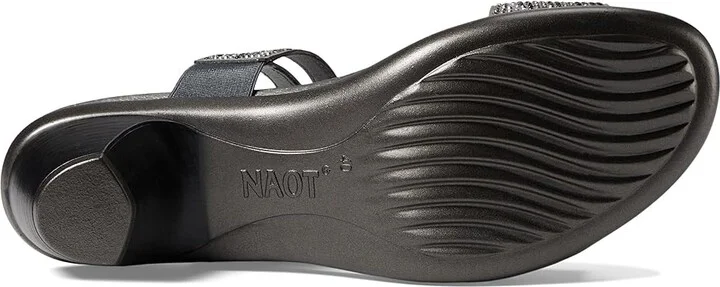 Naot Temper Women's Shoes Metallic Onyx Leather/Gray Black Rivets : EU 35 (US Women's 4) M, Synthetic - Image 3