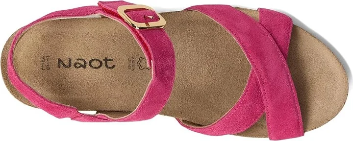 Naot Throne Women's Shoes Fuchsia Suede : EU 41 (US Women's 10) M, Leather - Image 2
