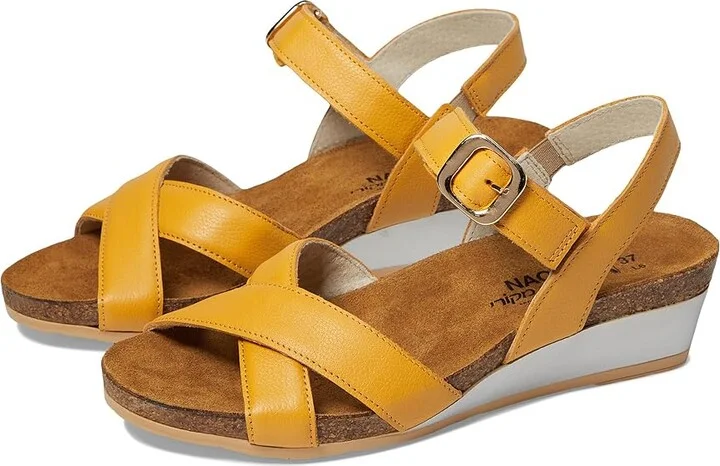 Naot Throne Women's Shoes Marigold Leather : EU 35 (US Women's 4) M