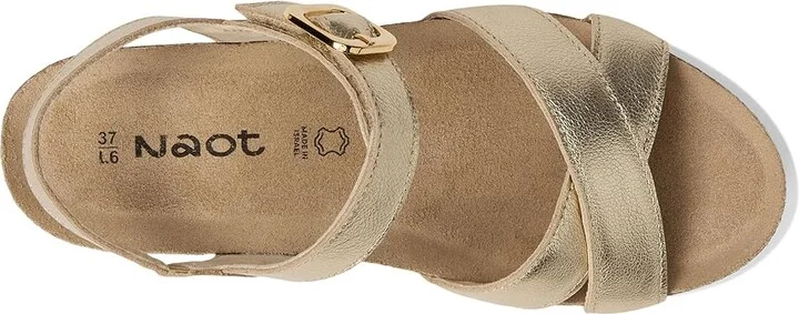 Naot Throne Women's Shoes Radiant Gold Leather : EU 37 (US Women's 6) M - Image 2