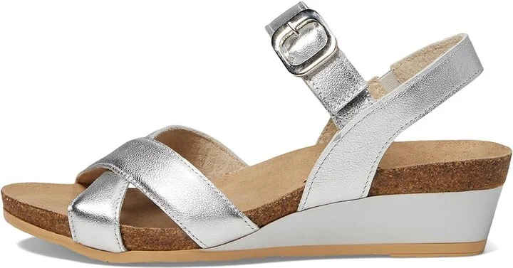Naot Throne Women's Shoes Soft Silver Leather : EU 36 (US Women's 5) M - Image 5
