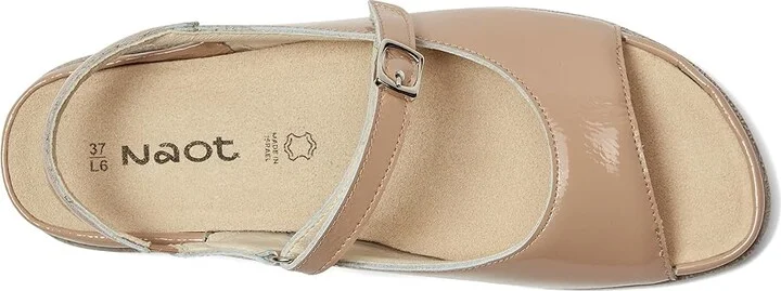Naot Toka Women's Sandals Camel Crinkle Patent Leather : EU 37 (US Women's 6) M - Image 2