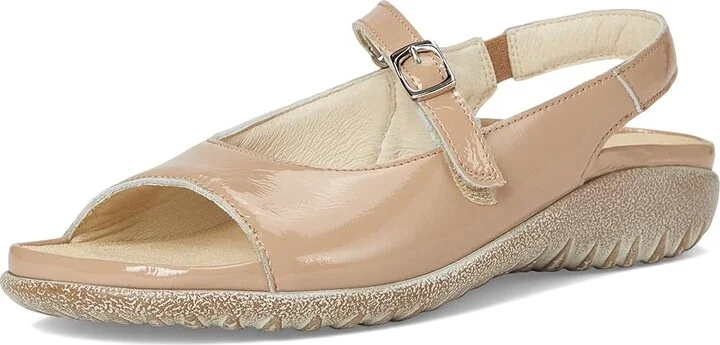 Naot Toka Women's Sandals Camel Crinkle Patent Leather : EU 37 (US Women's 6) M - Image 5
