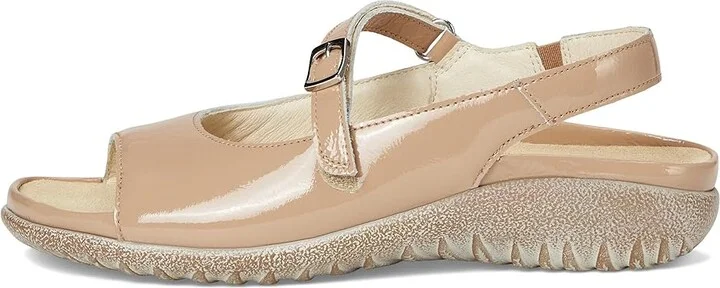 Naot Toka Women's Sandals Camel Crinkle Patent Leather : EU 37 (US Women's 6) M - Image 6