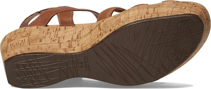 Naot Tropical Women's Shoes Caramel Leather : EU 36 (US Women's 5) M, Canvas - Image 3