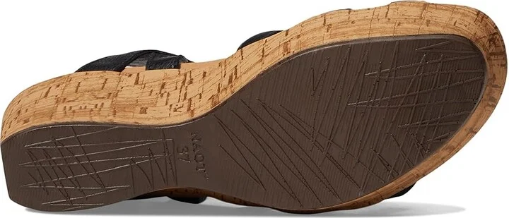 Naot Tropical Women's Shoes Soft Black Leather : EU 36 (US Women's 5) M, Canvas - Image 3