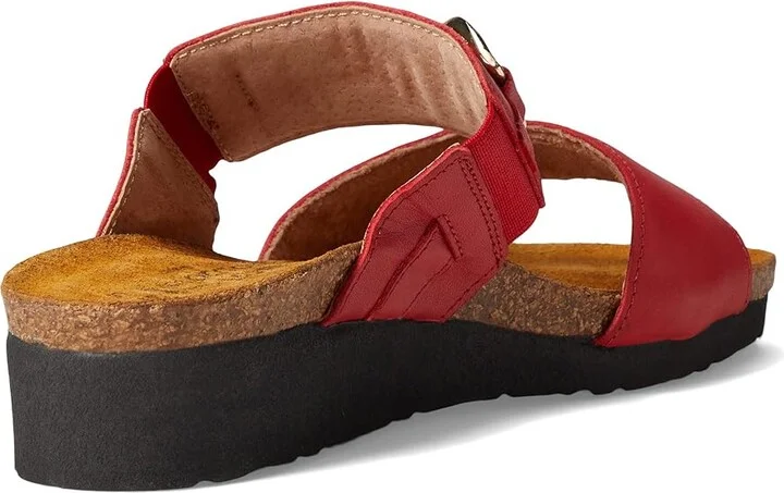 Naot Victoria Women's Shoes Kiss Red Leather : EU 41 (US Women's 10) M - Image 4
