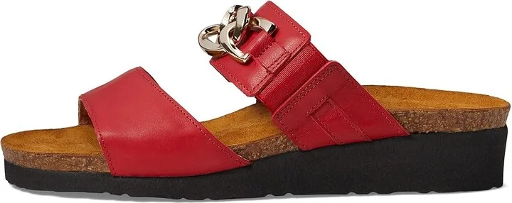 Naot Victoria Women's Shoes Kiss Red Leather : EU 41 (US Women's 10) M - Image 5