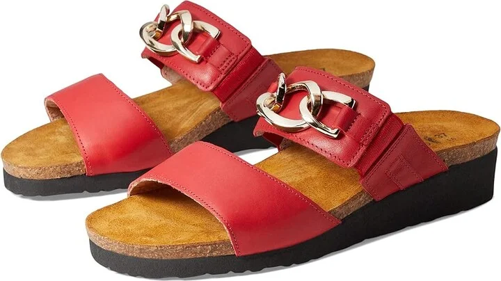 Naot Victoria Women's Shoes Kiss Red Leather : EU 41 (US Women's 10) M