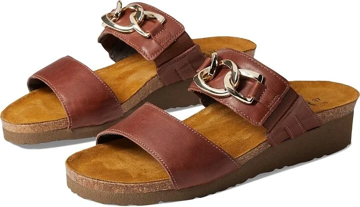 Naot Victoria Women's Shoes Soft Chestnut Leather : EU 38 (US Women's 7) M