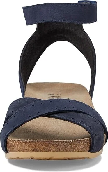 Naot Wand Women's Shoes Navy Velvet Nubuck/Glass Brown : EU 35 (US Women's 4) M, Leather - Image 3