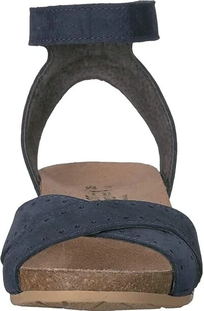 Naot Wand Women's Shoes Navy Velvet Nubuck/Glass Brown : EU 35 (US Women's 4) M, Leather - Image 6