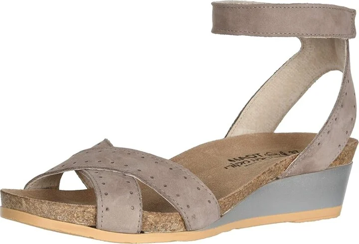 Naot Wand Women's Shoes Stone Nubuck/Glass Brown : EU 35 (US Women's 4) M, Leather - Image 2