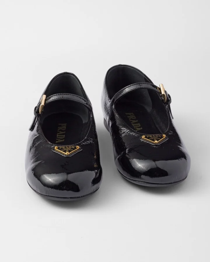 Naplak patent leather ballerinas - Image 5