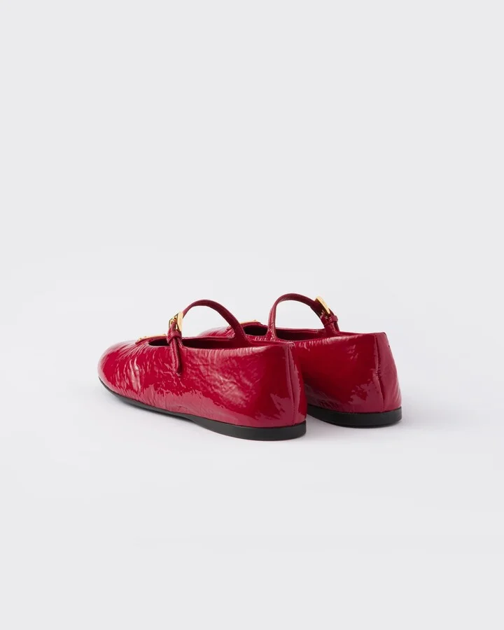 Naplak patent leather ballerinas - Image 4
