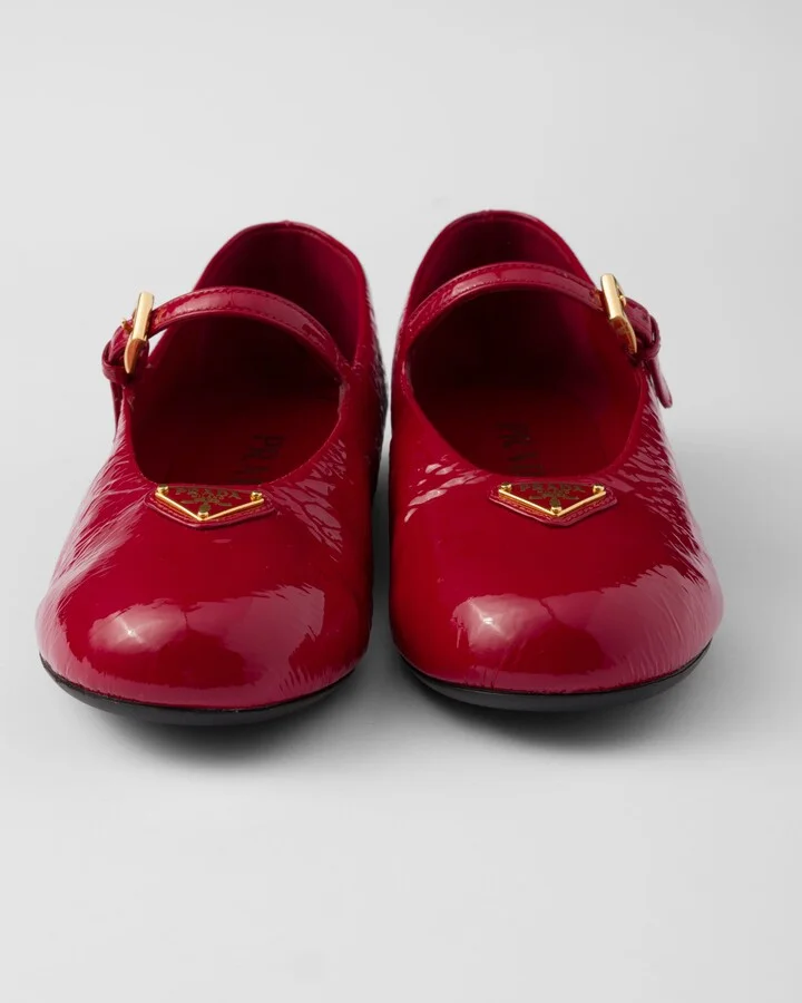 Naplak patent leather ballerinas - Image 5