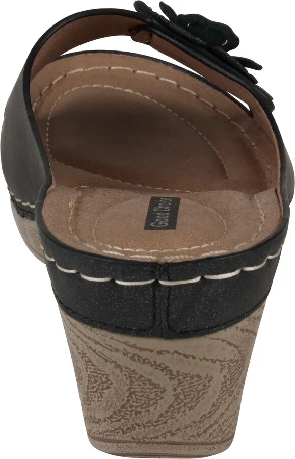 Naples Flower Wedge Sandal - Image 2