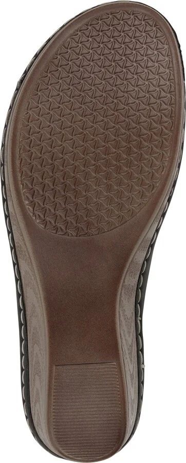 Naples Flower Wedge Sandal - Image 5