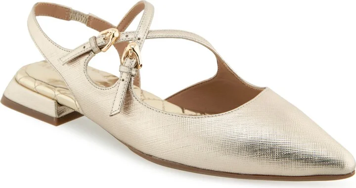 Napoli Pointed Toe Slingback Flat