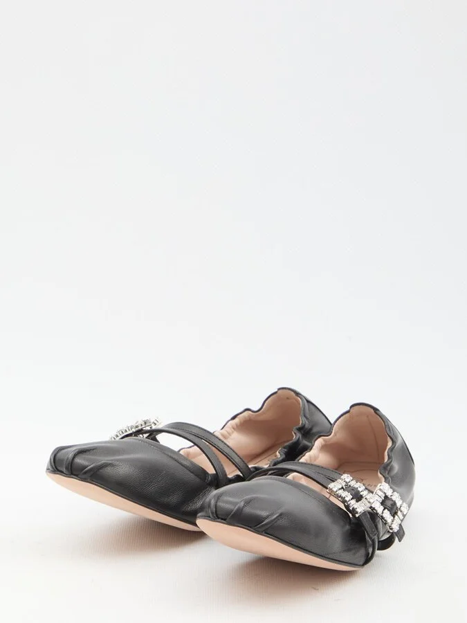 Nappa Ballerinas With Straps - Image 2