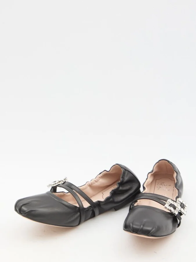 Nappa Ballerinas With Straps - Image 5