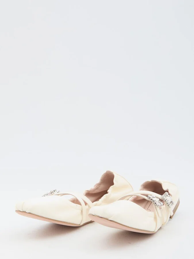 Nappa Ballerinas With Straps - Image 2