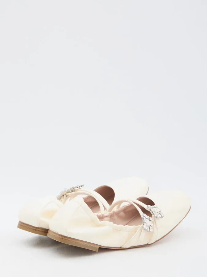 Nappa Ballerinas With Straps - Image 3