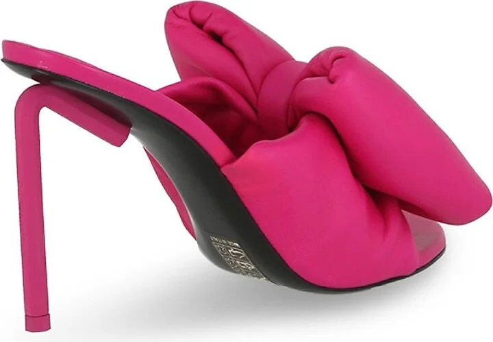 Nappa Bow Allen Key Heel Sandals - Image 3