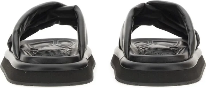 Nappa Effect Fabric Sandal - Image 3