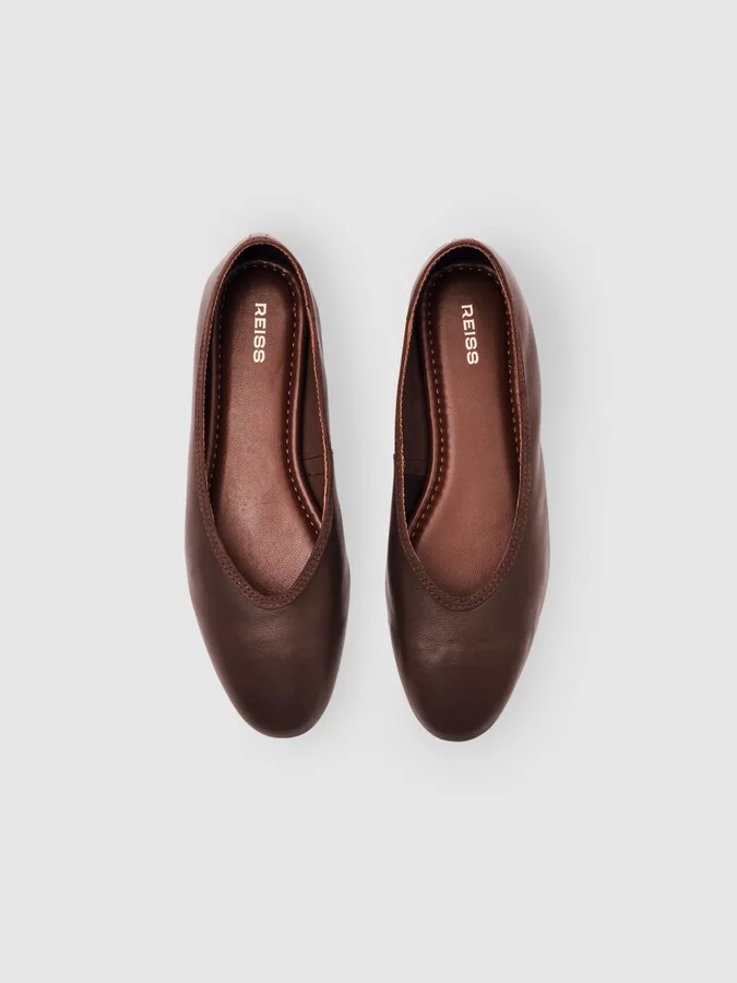 Nappa Leather Ballet Flats - Image 3