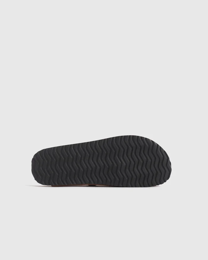 Nappa Leather Double Buckle Slide - Image 4