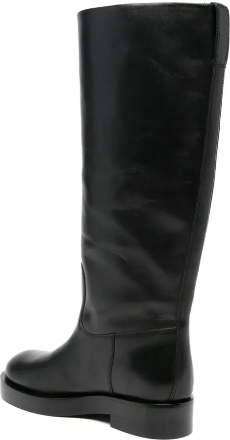 Nappa-Leather Flat Boots - Image 3