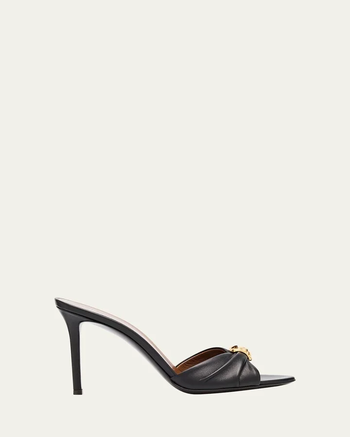 Nappa Leather Gem Sandals