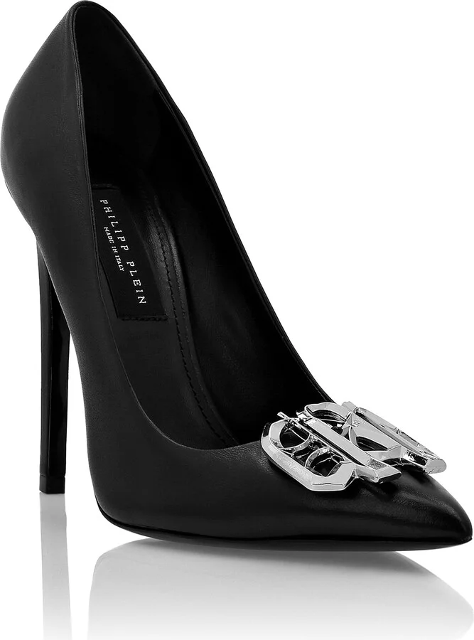 Nappa Leather High Heels Gothic Plein