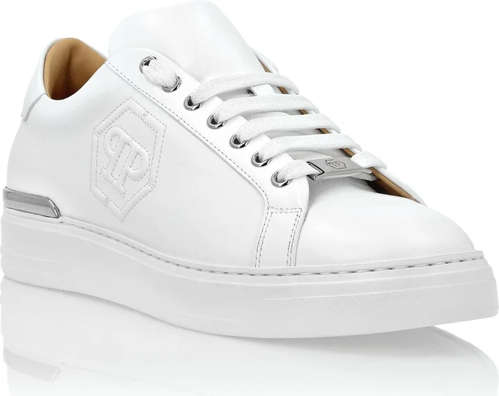Nappa Leather Lo-Top Sneakers Hexagon